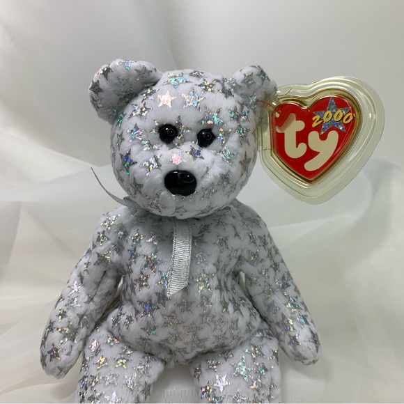 Vintage Ty “The Beginning “ Beanie Baby Bear Y2K/ VTG / 2000 / NWT - Picture 4 of 7